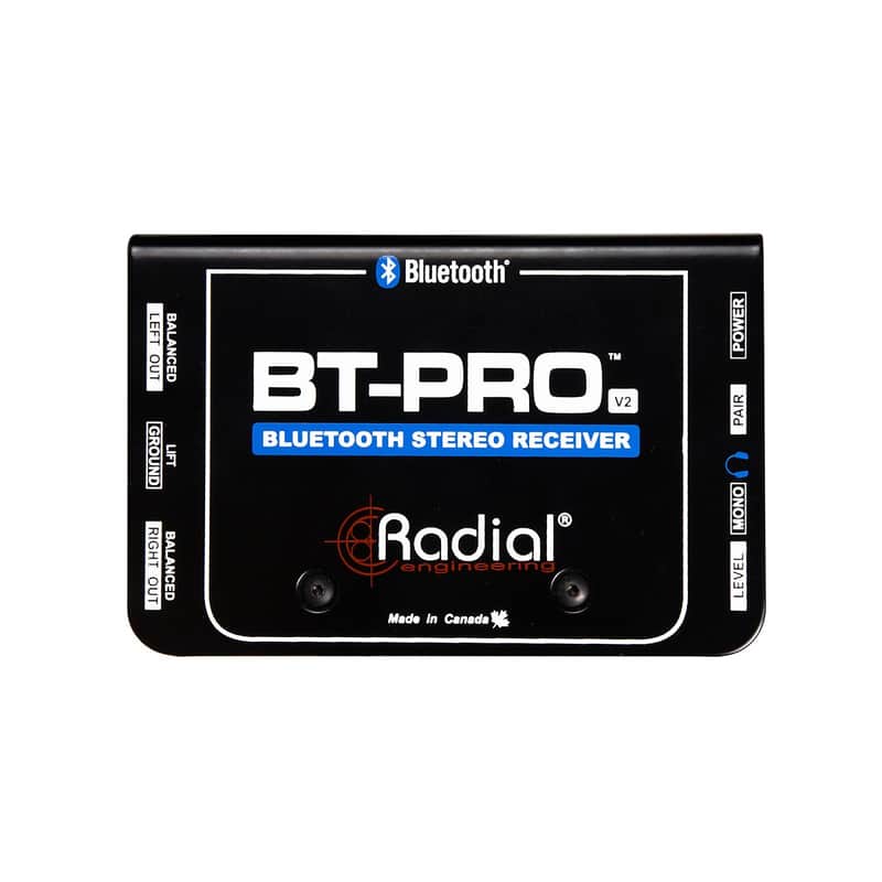 Radial BT-Pro V2 BlueTooth Wireless Receiver with Balanced Stereo DI Outputs image 1
