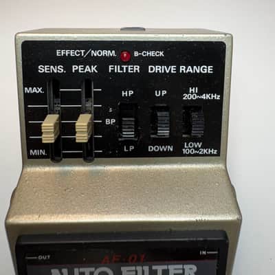 Maxon AF-01 Auto Filter 1980s - Tan Guitar Bass Auto Wah Envelope Filter Pedal MIJ image 2