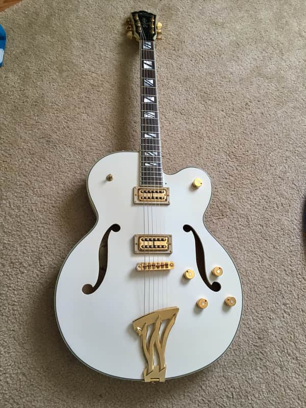 Washburn Washington J9 1997 Cream White Gretsch Style image 1