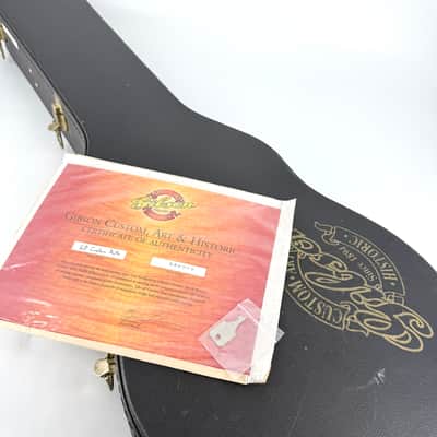 2002 Gibson Les Paul Custom Shop 1968 Reissue Les Paul Custom Authentic - Ebony image 19