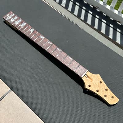 Warmoth Meadowhawk (Fits Stratocaster) Neck - Birdseye Maple + Rosewood, Stainless Jumbo frets, 25.5" Scale, 42mm Nut image 9
