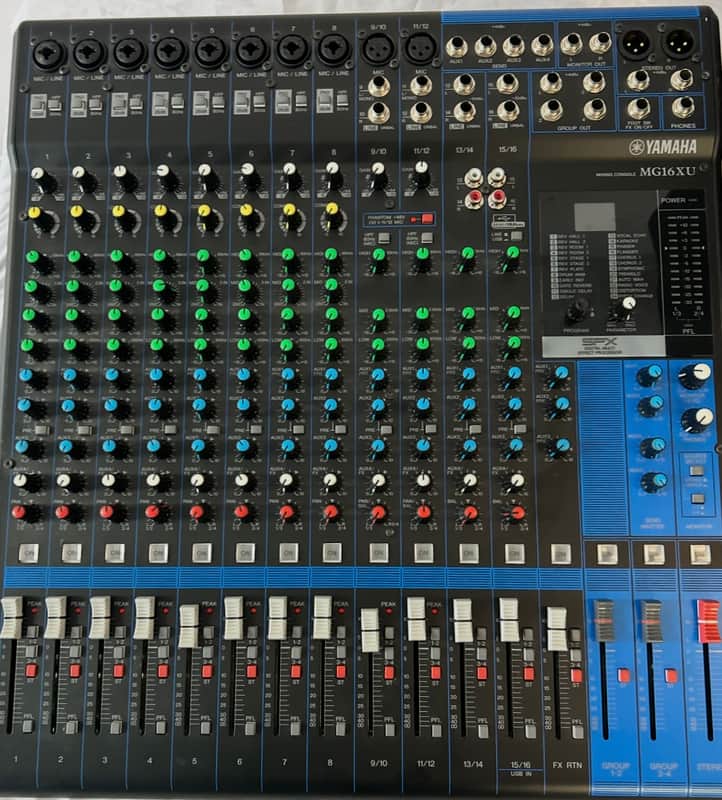 Yamaha MG16XU 16 Channel Analog Mixer - Excellent Condition image 1