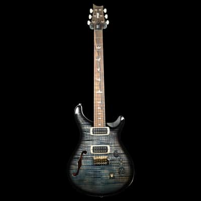 PRS 40th Anniversary Custom 24-08 Semi-Hollow - Faded Whale Blue Smokeburst image 3