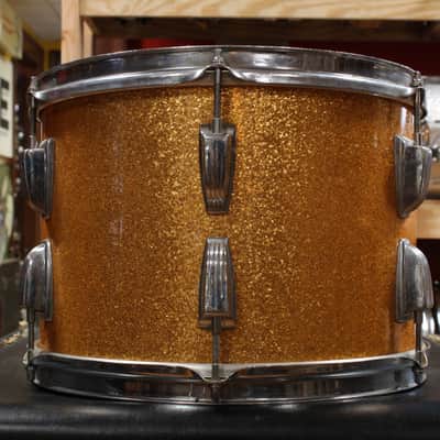 1961 Ludwig 9x13 Tom in Gold Sparkle image 4