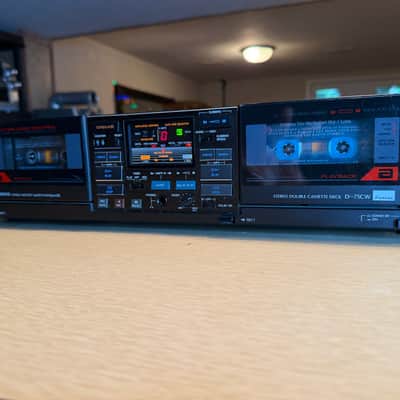 Sansui Stereo Double Cassette Deck D-75CW Extremely Rare Full Fresh Service Wow! image 4