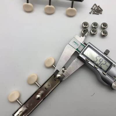 Vintage 3R3L Machine Heads Guitar Tuning Peg Set image 2