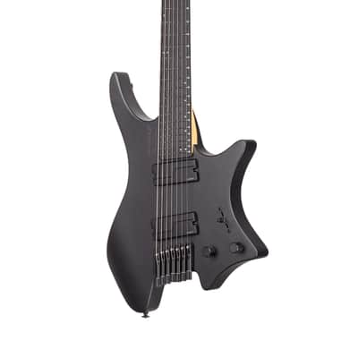 Strandberg Boden Metal NX 7 Ergonomic Electric Guitar in Black Granite BD7CT-21M-L-M-BK image 3