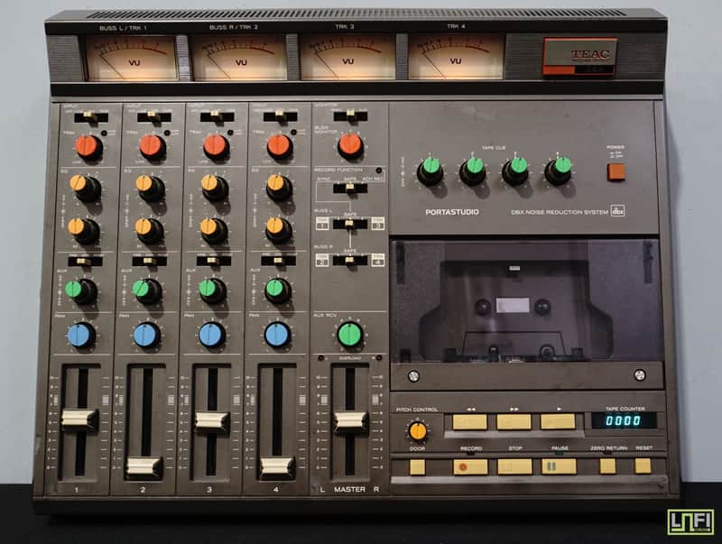 Teac Tascam Portastudio 244 80s 4 Track Multitrack Cassette Tape