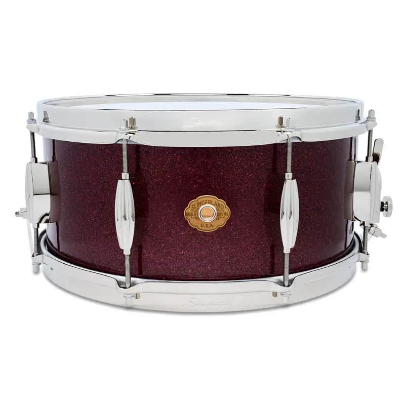 Slingerland Radio King Artist Snare Drum 14x6.5 Maroon Glass image 1