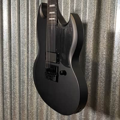 ESP LTD VIPER-1001 Evertune Charcoal Metallic Satin Guitar & Case #0429 Used image 5