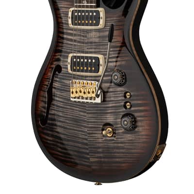 PRS 40th Anniversary Custom 24-08 Semi-Hollow Limited Edition - Charcoal Tri-Color Burst image 3