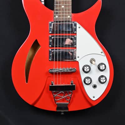 HK Semi-Hollow Guitar Red image 2