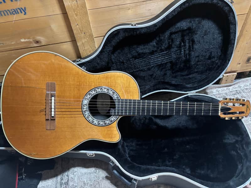Ovation 1763 Classic 1987 - 1999 - Natural Acoustic Electric Guitar image 1