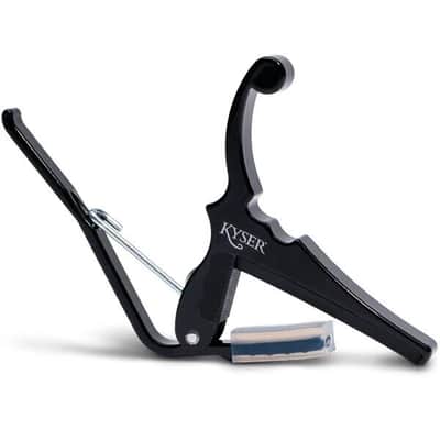 Kyser Quick Change Electric Guitar Capo, Black - KGEBA image 2