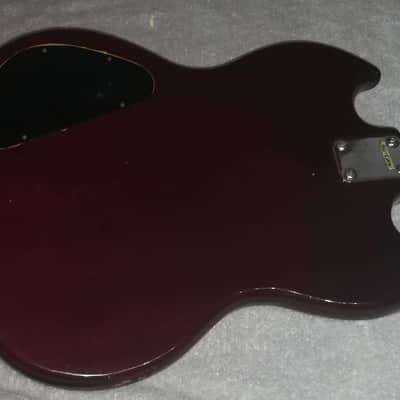 Doublecut red with Tremolo 1971 made by ASCO Japan, very rare image 12