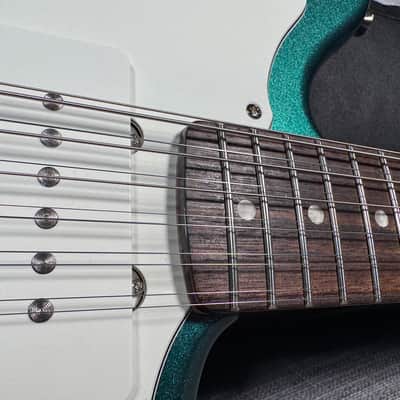 Squier Jazzmaster Electric XII 12 string Paranormal 2024 - Sherwood Green with Upgrades and Fender Gig Bag image 11