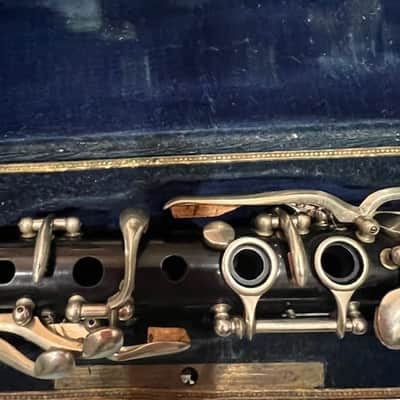 Antique Rampone Brevettato clarinet 1900 - Grenadilla wood image 4