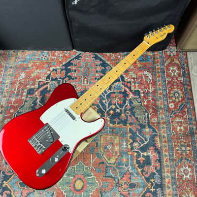 1994 Fender Toploader Fujigen Model TL43 Telecaster - Candy Apple Red image 2