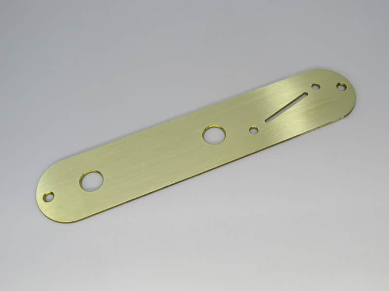 Tone-Guard Telecaster Control Plate - 2026 - Solid Brass image 1