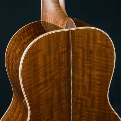Huss and Dalton 0-SP Parlor 12-Fret Figured Black Walnut and and Bearclaw Sitka Spruce Sunburst Custom NEW image 19