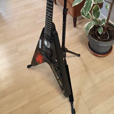 Gibson Gothic Flying V 1999 EX BLACK LABEL SOCIETY MUSIC VIDEO STAGE PLAYED OZZFEST ARTIST OWNED TOUR GUITAR Custom Graphics image 12