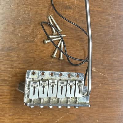 Fishman Powerbridge Piezo Strat Trem- Chrome image 6