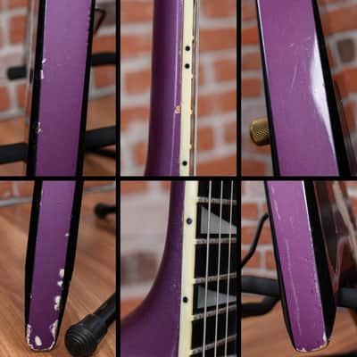 Jackson USA Custom Shop RR1 Rhoads Purple w/ Black Bevels 1986 w/Hard Shell Case image 14