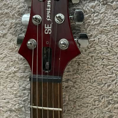 PRS SE Santana Signature 2017 HH Vintage Cherry Red Paul Reed Smith Guitar image 5
