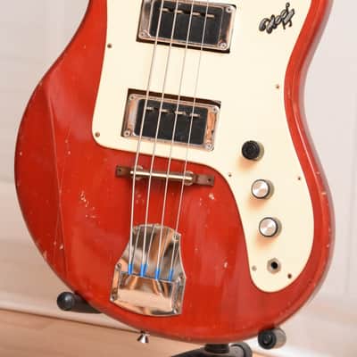 Hopf Twisty – 1960s German Vintage Solidbody Bass Guitar / Gitarre image 2