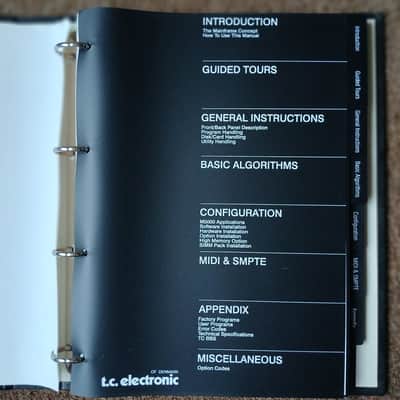 Owner's Manual for t.c electronic M500 Digital Audio Mainframe  1995 image 16