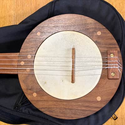 Calkins Banjo Mountain 2020 - Walnut w/ Gigbag + extra friction pegs image 16