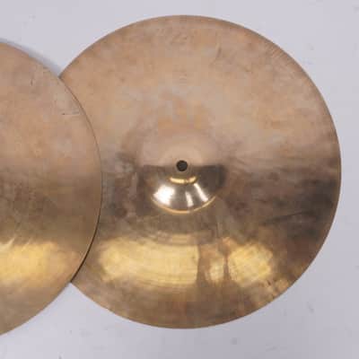 PAISTE | 602 Pre-Serial 1960s | Hi-Hat Cymbal Pair | 14"-14" image 3
