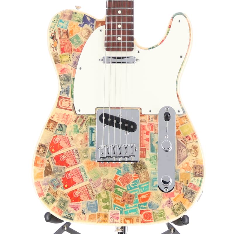 Fender Custom Shop World Stamp Collection Telecaster Electric Guitar - China Stamps, Limited Run (BB3) (31907) image 1