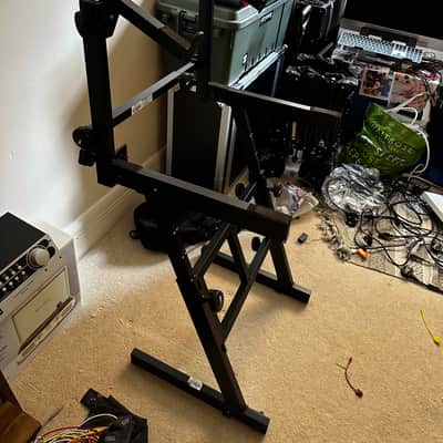 Immagine Proline PL700Z Folding Z-Style Keyboard Stand + 2nd tier 2010s - Black - 4