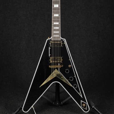 Gibson Custom Shop Flying V Custom - Ebony Sparkle image 3