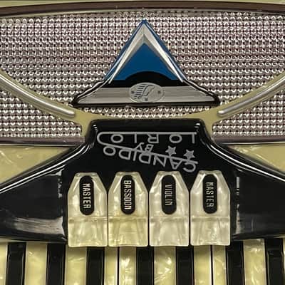 Iorio Candido Accordion - Black and Pearl image 3