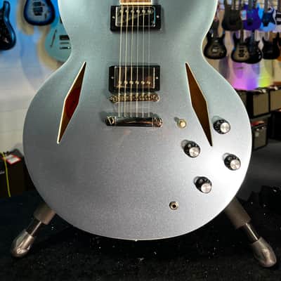 Epiphone Dave Grohl DG-335 Semi hollowbody Electric Guitar - Pelham Blue FREE PLEK! 687 image 2