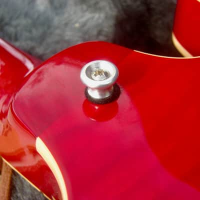 ♚ GEM !♚ 2013 Gibson ES-335 Dot Figured LEFT HANDED ♚ CHERRY 'AAA' FLAME ♚ 60's Neck *Lefty image 15