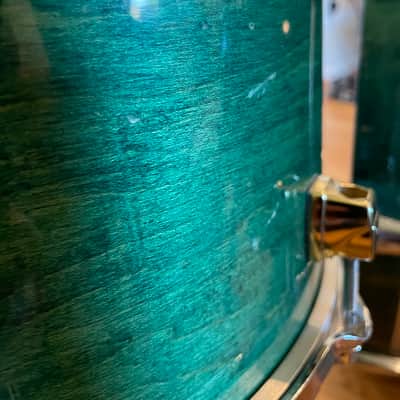 Yamaha Maple Custom 22/14/12 - Turquoise Lacquer image 16