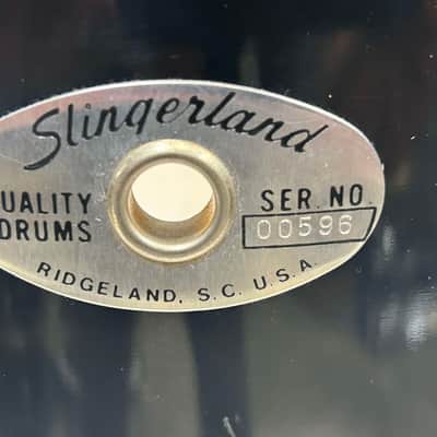 Slingerland 7 X 14" Lite Series Snare Drum (314-1224) late 90's - early 2000's - Black Lacquer image 2