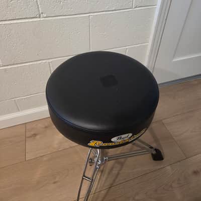 Pearl D1000N Roadster Double Braced Round Drum Throne 2010s - Black / Chrome image 2