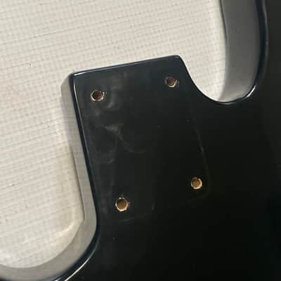 1980's Japan Charvel Jackson Model 2B P & J Black Bass Guitar Body image 14