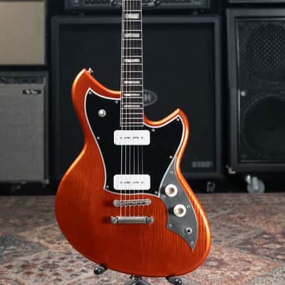 Novo Serus P2 Electric Guitar - Candy Apple Orange with Gig Bag image 3