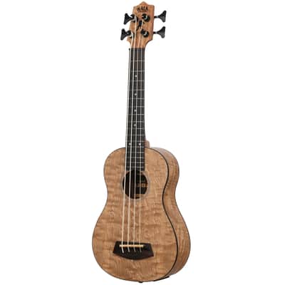 Kala Brand Quilted Ash Acoustic Electric Fretted U•BASS Ukulele image 3