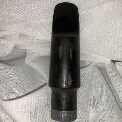 Ponzol Eb Alto saxophone mouthpiece Super 1990’s +/- Black Hard rubber image 1
