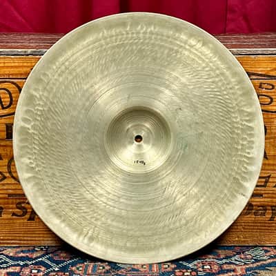 15" Zildjian A 1940s 1st Stamp / 2nd Stamp / Pre-Trans Stamp Small Ride / Hi-Hat Bottom Single Cymbal 1548g *Video Demo* image 6