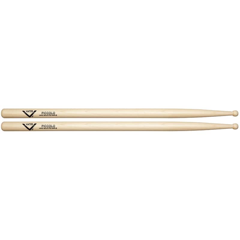 Vater VSMPW Sugar Maple Piccolo Wood Tip Drum Sticks (Pair) image 1