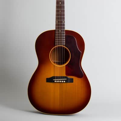 Gibson LG-1 Flat Top Acoustic Guitar (1965), ser. #253956, original brown alligator chipboard case. image 1