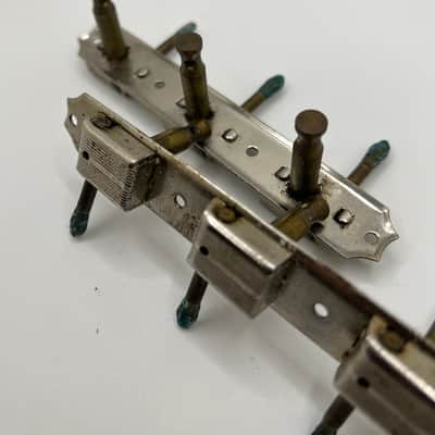 Vintage 1953-1956 Kluson Deluxe No-Line 3x3 Strip Tuners without Buttons / Gibson Martin Harmony / Restoration Station image 5