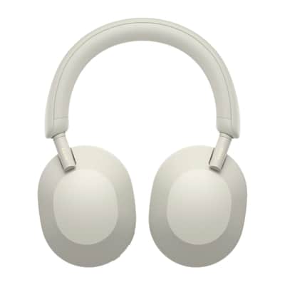 Sony WH-1000XM5 Wireless Noise Canceling Over-Ear Headphones (Silver) image 4
